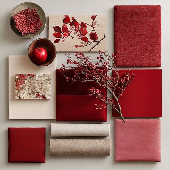 玖紅色配什么顏色好看， 玖紅色最佳配色方案，高級感十足