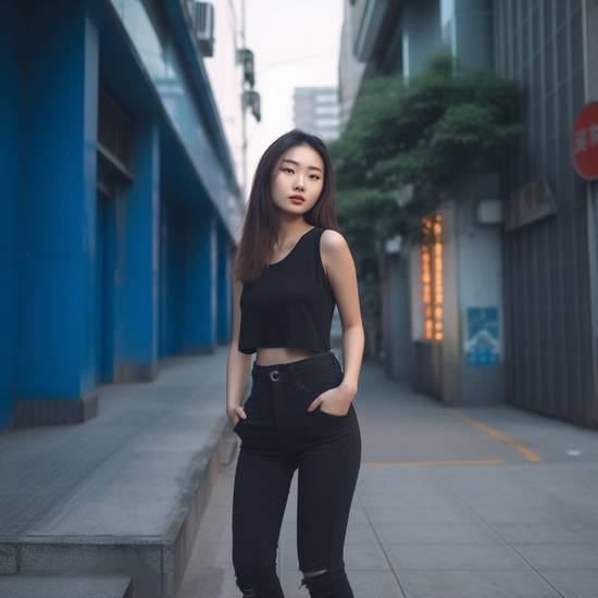 黑色牛仔褲配什么上衣好看，黑色牛仔褲上衣搭配好看秘籍