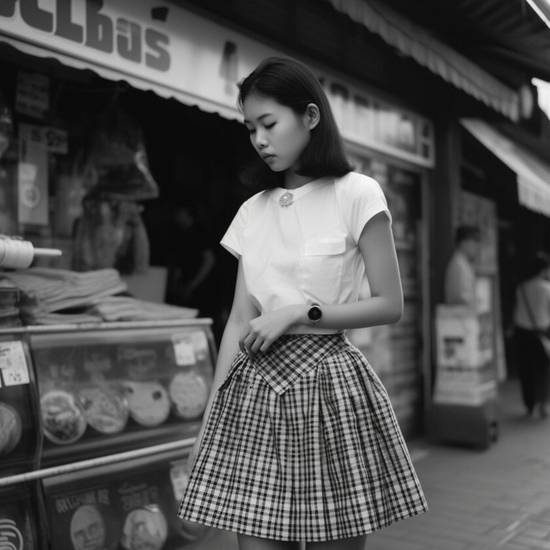 格子裙配什么上衣好看，格子裙上衣好看搭配推薦