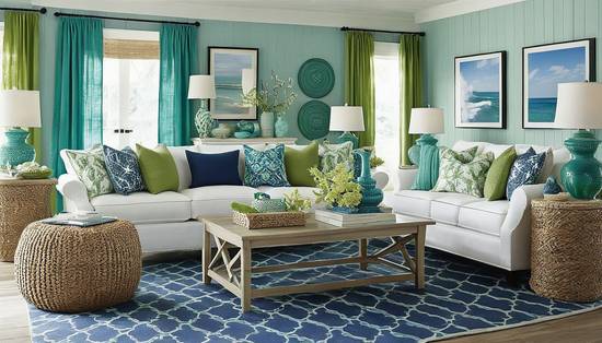 青色配什么顏色好看，2025青色搭配指南：藍綠紫經典組合與時尚配色方案