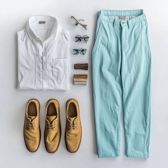 藍色褲子配什么顏色上衣好看，藍色褲子最佳上衣顏色搭配美觀指南