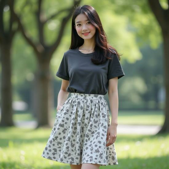 花裙子配什么上衣好看，標題：花裙子配什么上衣好看？