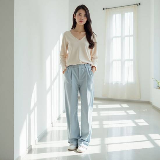 淺藍色褲子配什么顏色上衣好看，淺藍褲上衣配色美觀推薦