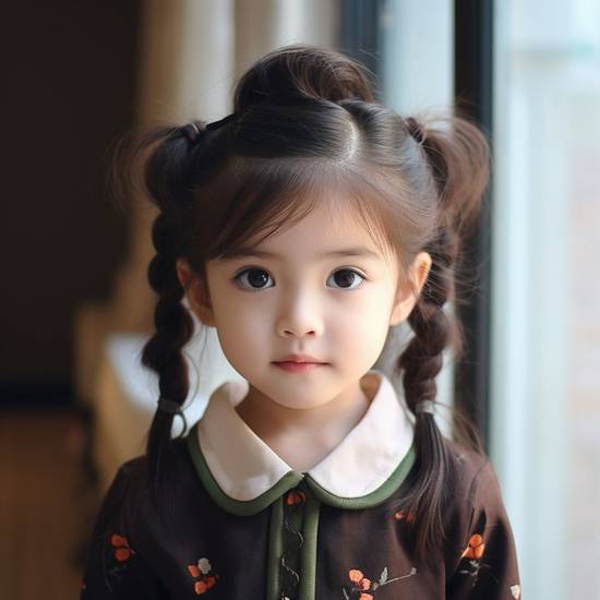 小女孩扎頭發簡單好看，5分鐘學會超萌女童發型，手殘黨寶媽輕松上手