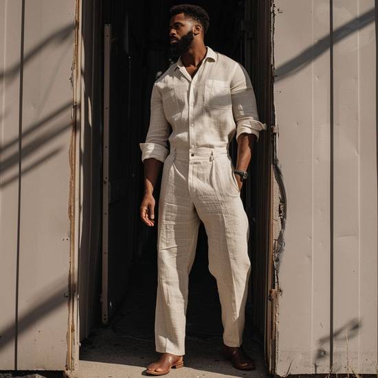 男人皮膚黑穿什么顏色的衣服好看，黝黑型男穿搭指南：中性冷色調(diào)穿出高級(jí)感