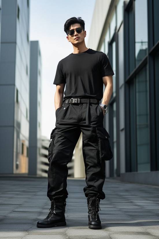 工裝褲配什么鞋子好看，工裝褲搭配指南：馬丁靴、運(yùn)動(dòng)鞋、帆布鞋三款鞋型輕松駕馭