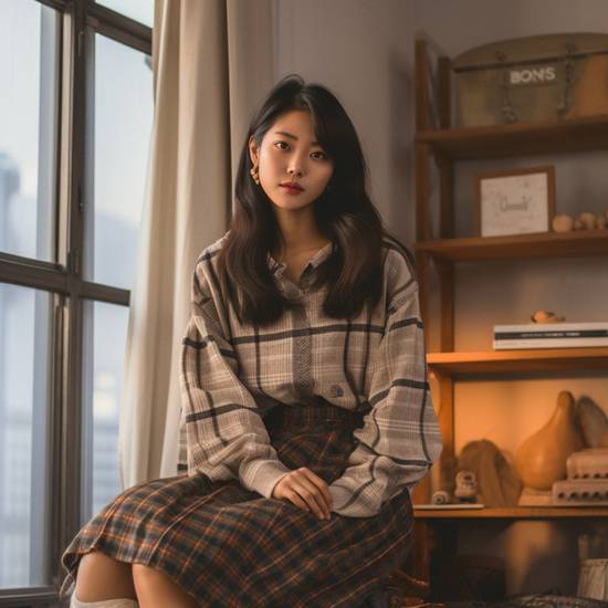 格子裙配什么上衣好看，格子裙上衣好看搭配推薦