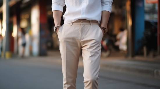 卡其色褲子配什么顏色衣服好看，卡其色褲子完美配色搭配指南