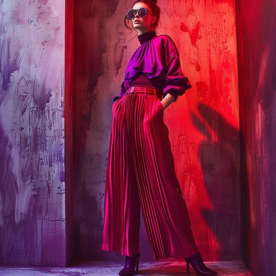 紅色衣服配什么褲子好看，紅色上衣搭配指南：五種褲子色彩穿出時尚感