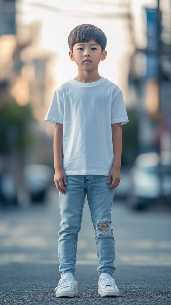 白t恤配什么褲子好看，清爽顯瘦白T恤最時髦褲子搭配指南