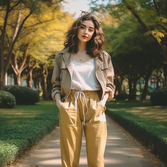 杏色衣服搭配什么顏色褲子，杏色衣服褲子配色指南：經典百搭時尚之選