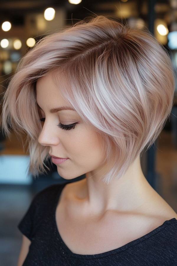 適合圓臉的短發發型，圓臉短發剪裁指南