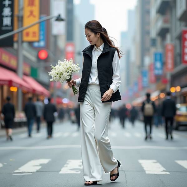 白褲子配什么鞋子好看，白色褲裝的25種絕美鞋履搭配指南