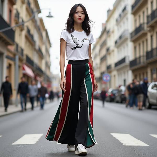 闊腿褲搭配什么鞋子好看，22款超顯高的闊腿褲鞋履搭配指南