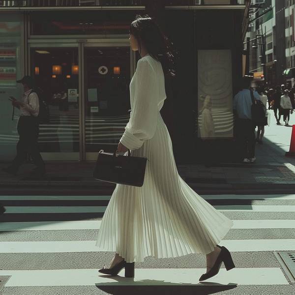 白色連衣裙配什么鞋子好看，輕盈變裝指南：5種白裙配鞋方案穿出四季時尚感