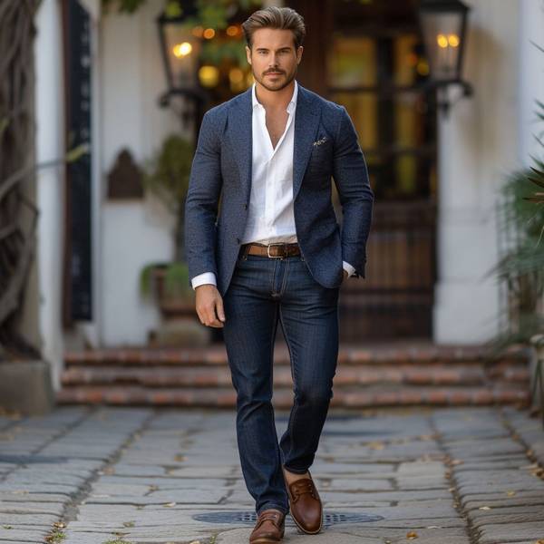 男士牛仔褲配什么鞋好看，男士牛仔褲搭配指南，這樣選鞋帥氣又百搭