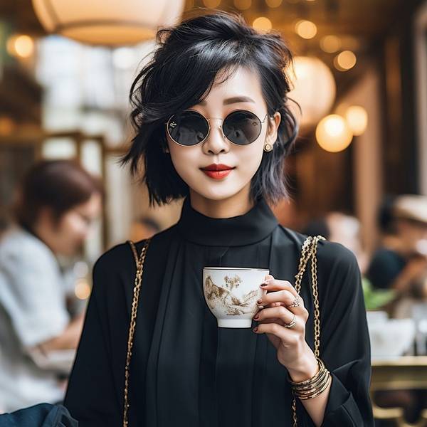 短發(fā)穿衣搭配技巧，短發(fā)女孩的日常穿搭秘籍：23種簡約時髦造型指南