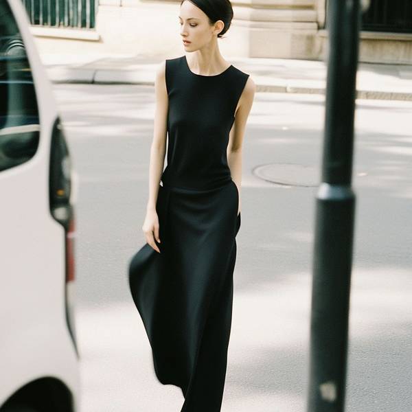 黑色長裙配什么鞋子好看，黑色長裙絕配指南：優雅鞋履的進階搭配方案