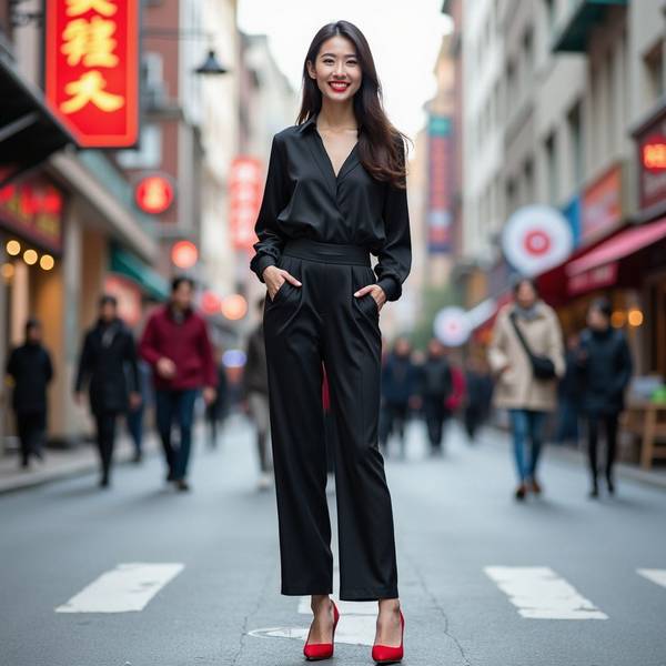 黑色褲子配什么顏色鞋子，最適合黑色褲子的5種鞋色搭配與避坑指南