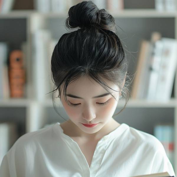 短發怎么扎丸子頭，短發丸子頭速成秘籍，輕松打造慵懶蓬松造型