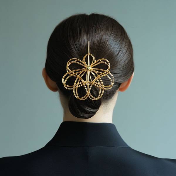 最簡單的一根簪子盤發，《一分鐘學會一根簪子盤發，簡單三步搞定所有長發》