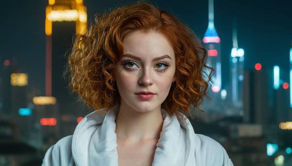 女生短發(fā)卷發(fā)發(fā)型，白水揉碎了月光洗發(fā)水廣告衫的風(fēng)衣里錯(cuò)亂