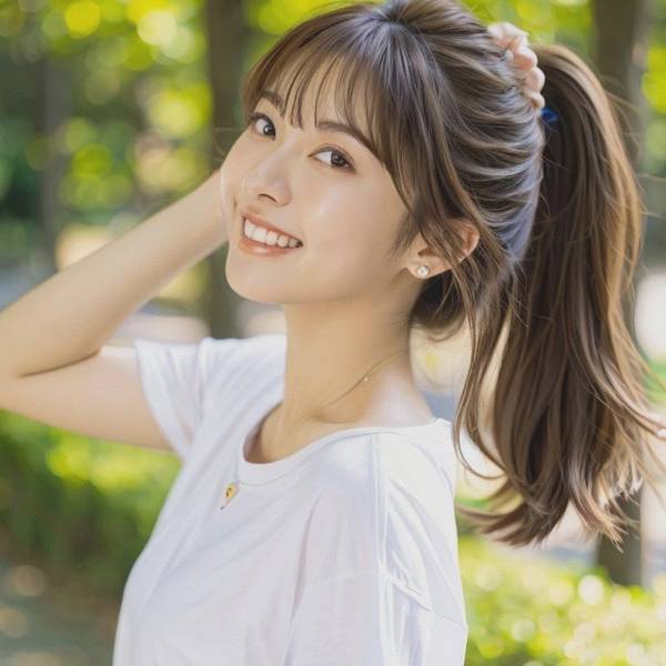 扎高馬尾適合什么劉海，最適合扎高馬尾的劉海搭配技巧，修飾臉型更顯氣質