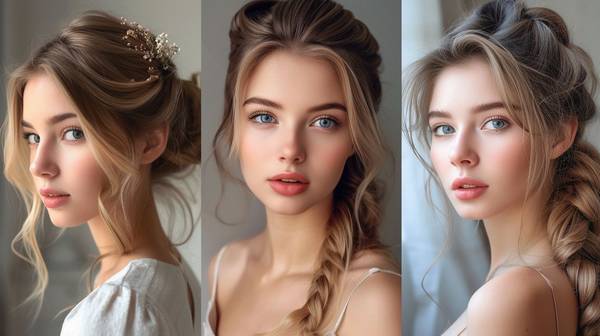 女孩漂亮發型扎法，讓女孩每天閃閃發光的25款絕美日常發型教程