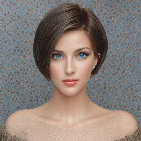 短發(fā)有層次感的發(fā)型女，夏意碎發(fā)：層次感短發(fā)修飾臉型的時(shí)尚秘籍