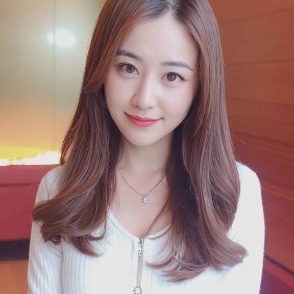 適合圓臉的發(fā)型中長發(fā)，圓臉福音中長發(fā)遮肉顯瘦發(fā)型指南