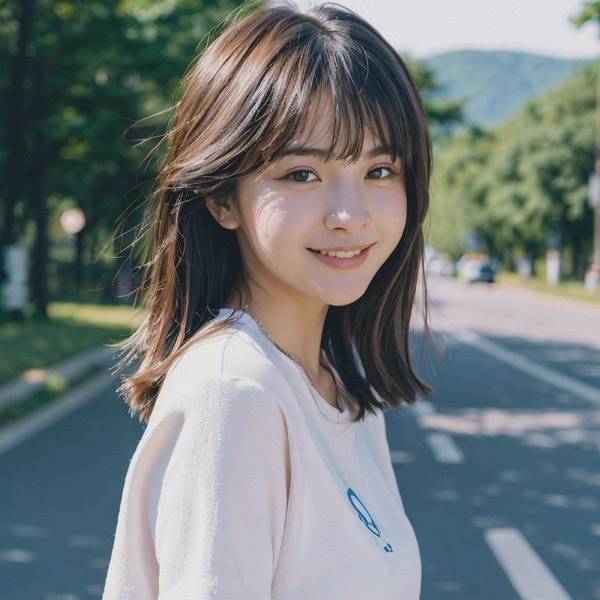 適合圓臉的發(fā)型中長發(fā)，圓臉福音中長發(fā)遮肉顯瘦發(fā)型指南