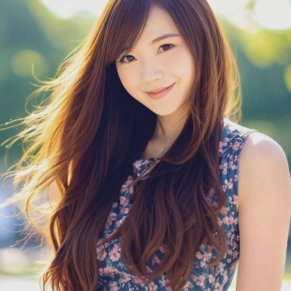 適合圓臉的發(fā)型中長發(fā)，圓臉福音中長發(fā)遮肉顯瘦發(fā)型指南