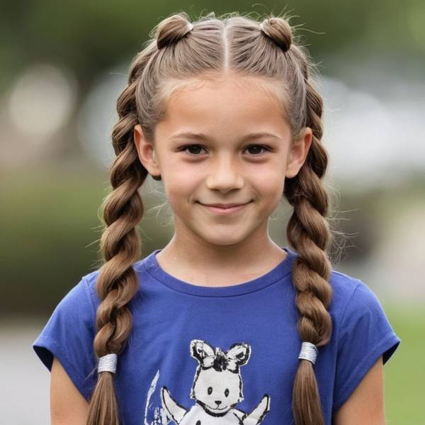 小女孩漂亮發型扎法，陽光短發編發：7款懶人甜心發型教程完整版