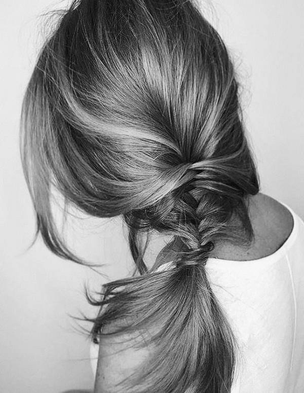 自己扎頭發最簡單漂亮，一繩一結，兩分鐘搞定漂亮日常發型