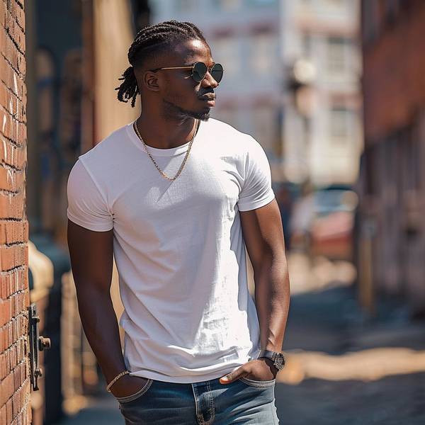 黑的人穿白色好看嗎，黑白映襯間，膚深更顯純凈底美