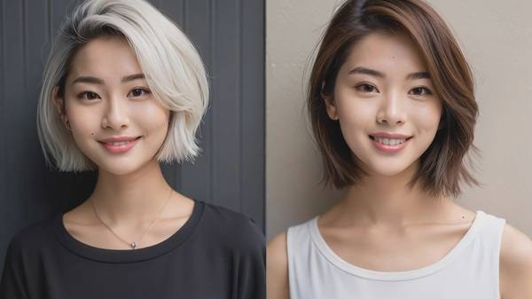 臉長的人適合什么發型，小臉長星人的專屬發型指南：揚長避短重塑面部輪廓