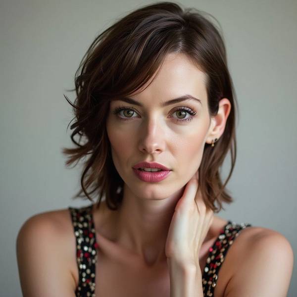 臉長的人適合什么發型，小臉長星人的專屬發型指南：揚長避短重塑面部輪廓