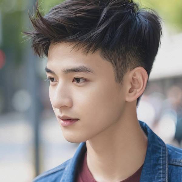 不燙不染男生自然發(fā)型，蓬松清爽露額短發(fā)，重塑陽光校草少年感