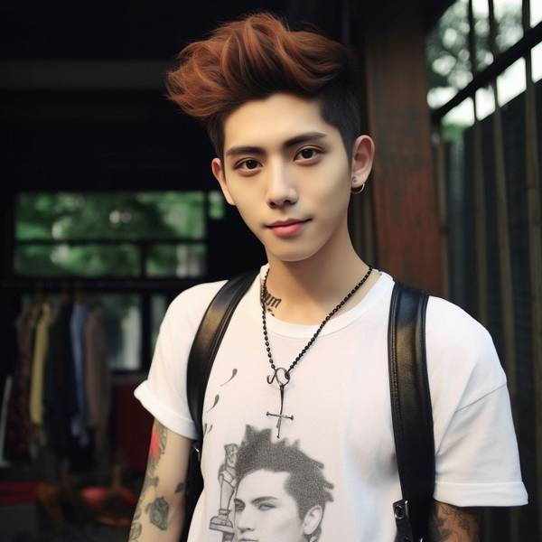 男生既有劉海又有辮子的發型，男孩劉海與辮子的時尚碰撞：解鎖個性與實用的平衡美學