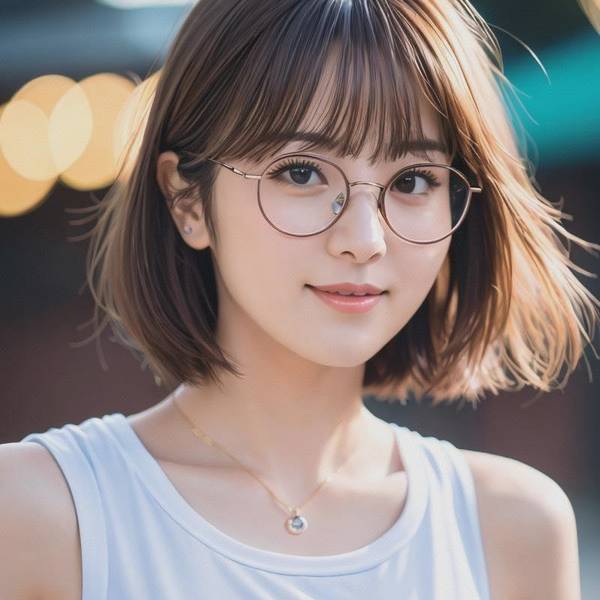 戴眼鏡適合什么劉海，八款修飾臉型眼鏡劉海造型，拯救近視眼時尚困局