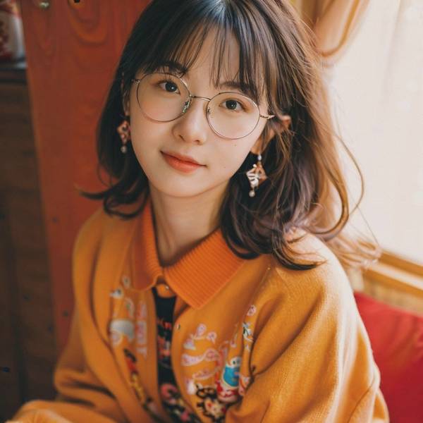 戴眼鏡適合什么劉海，八款修飾臉型眼鏡劉海造型，拯救近視眼時尚困局