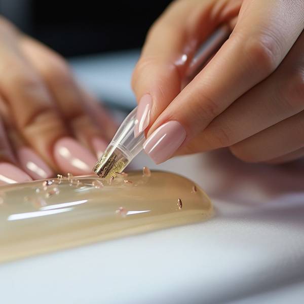 擦洗封層和免洗封層的區別，擦洗與免洗美甲封層的持久亮度對比