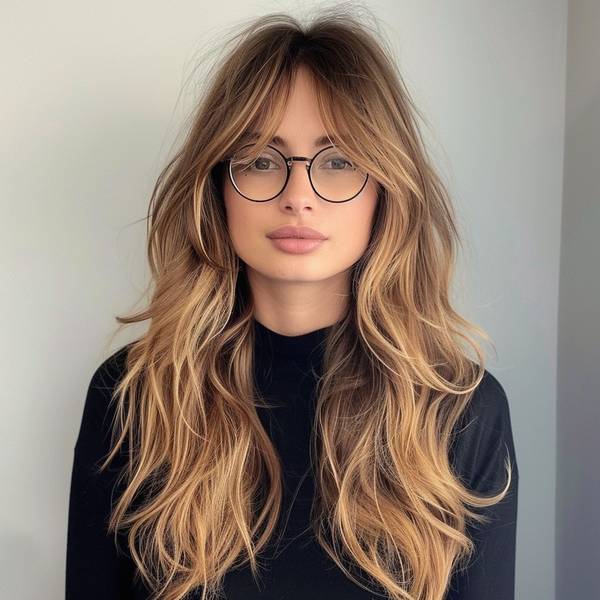 長頭發劉海怎么弄好看，長發劉海造型終極指南：完美修飾臉型的25種時髦方案