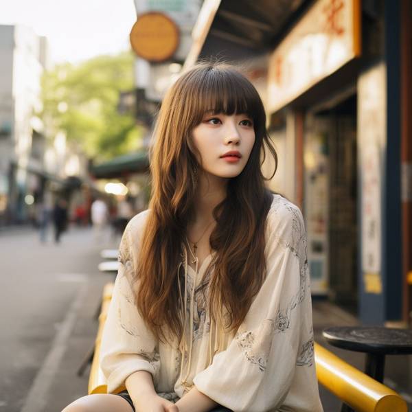 瓜子臉適合剪劉海嗎，瓜子臉選對劉海造型更顯精致臉型