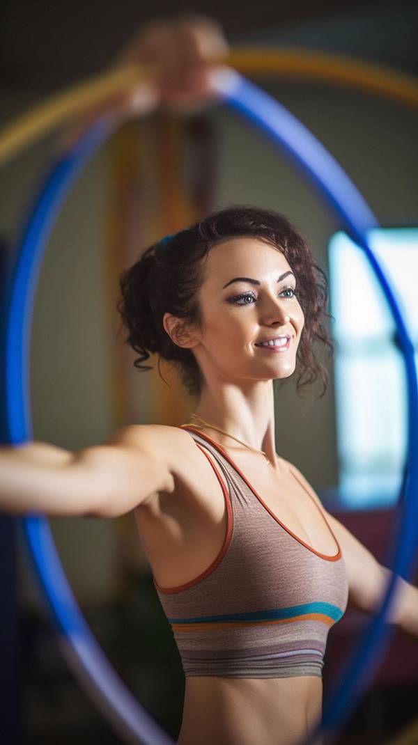呼啦圈減肥效果怎么樣，呼啦圈是高效燃脂的腰部塑形神器
