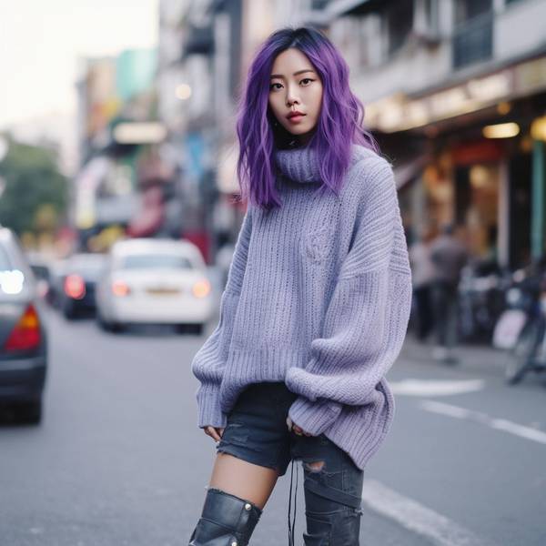 紫色上衣配什么顏色褲子好看，8款完美配色方案解鎖紫色上衣穿搭密碼