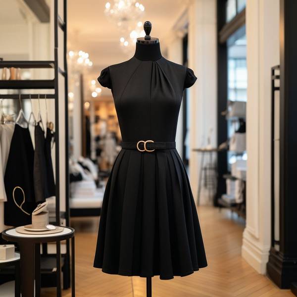 黑色無袖連衣裙配什么外套，黑裙無袖穿搭指南：這4件外套最顯氣質