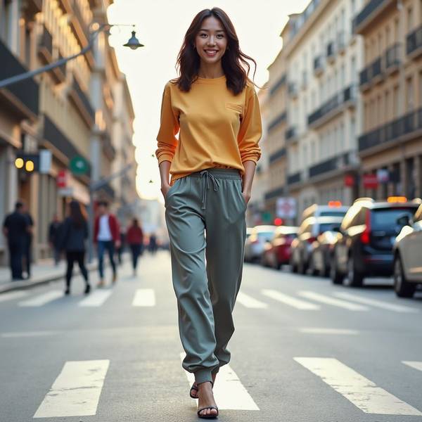 墨綠色褲子配什么顏色上衣，墨綠褲裝的25種高級感配色方案