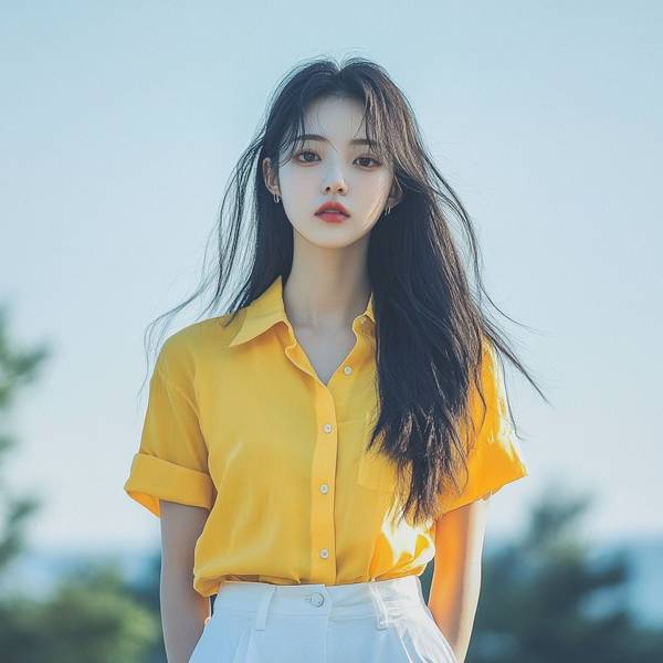 黃色上衣配什么顏色褲子，黃色上衣搭配全攻略，選對(duì)褲子顏色瞬間時(shí)髦