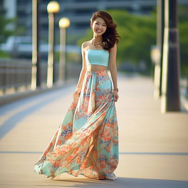 長裙怎么搭配上衣好看，都市型格秘籍：長裙配上衣的15種時髦搭配方案